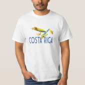 Costa Rica met rode ogen boomkikker T-shirt (Voorkant)
