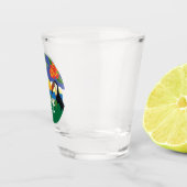 Costa Rica met Toucan Shot Glas (Rechts)