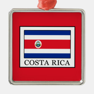 Costa Rica Metalen Ornament