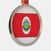 Costa Rica Metalen Ornament (Rechts)