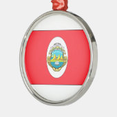 Costa Rica Metalen Ornament (Links)
