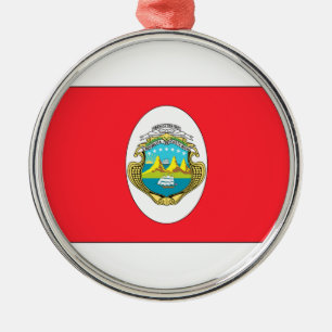 Costa Rica Metalen Ornament