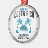 Costa Rica Metalen Ornament (Links)