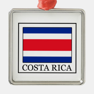 Costa Rica Metalen Ornament