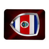 Costa Rica Mettalic Emblem Magneet (Horizontaal)