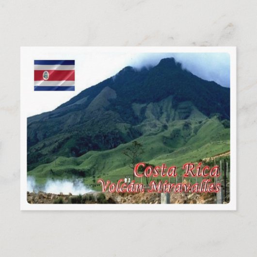 Costa Rica - Miravalles Volcano - Briefkaart (Voorkant)
