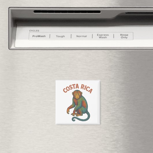 Costa Rica Monkey Magnet (Insitu (Vaatwasser))