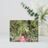 Costa Rica Monteverde Bridge Fotografie Briefkaart (Staand voorkant)