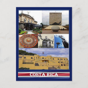 Costa Rica - Mosaic - Briefkaart