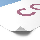 Costa Rica Motto Pura Vida Poster (Hoek)