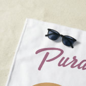 Costa Rica Motto Pura Vida Strandlaken (In situ)