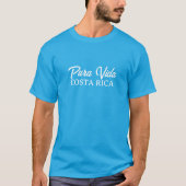 Costa Rica Motto Pura Vida T-shirt (Voorkant)