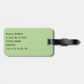 Costa Rica, Muelle - Lazy Iguana die in een boom r Bagagelabel (Achterkant horizontaal)