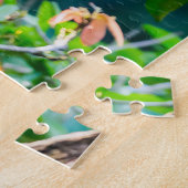 Costa Rica, Muelle - Lazy Iguana die in een boom r Legpuzzel (Zijkant)