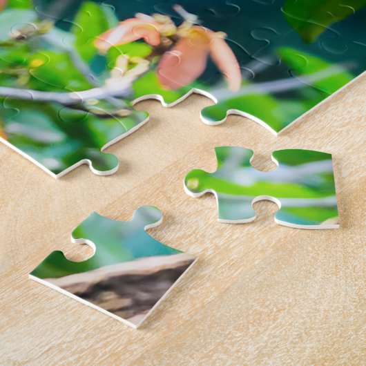 Costa Rica, Muelle - Lazy Iguana die in een boom r Legpuzzel (Zijkant)