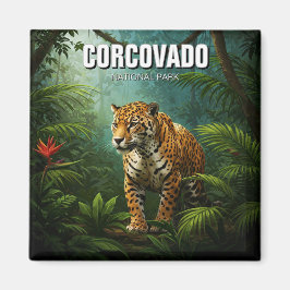 Costa Rica National Park Travel Jaguar Magneet
