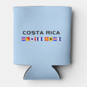 Costa Rica Nautical Maritime Sailing Flags Blikjeskoeler (Voorkant)
