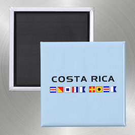 Costa Rica Nautical Maritime Sailing Flags Magneet