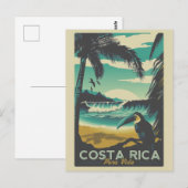  Costa Rica Ocean Beach Toucan Reizen Briefkaart (Voorkant / Achterkant)