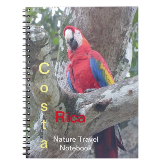 Costa Rica Oerwoud Bird Travel Notitieboek (Voorkant)