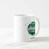 Costa Rica Oerwoud Leaf Pura Vida Souvenir Koffiemok (Voorkant rechts)