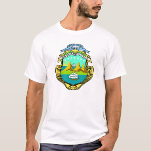 Costa Rica Officieel wapenschild, heraldry-symbool T-shirt