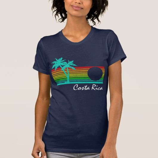 Costa Rica - Onderdruk design T-shirt (Voorkant)