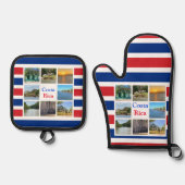 Costa Rica Ovenwant & Pannenlap Set (Voorkant)