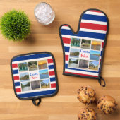 Costa Rica Ovenwant & Pannenlap Set (Top down)