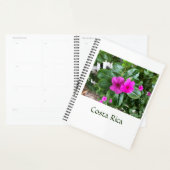 Costa Rica Paarse bloemplanner Planner (Display)
