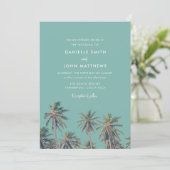 Costa Rica Palms Beach Weddenschap Kaart (Staand voorkant)