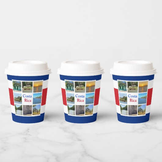 Costa Rica Papieren Bekers (Multi)