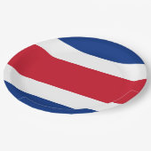 Costa Rica Papieren Bordje (Gekanteld)