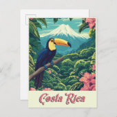 Costa Rica Paradise Briefkaart (Voorkant / Achterkant)