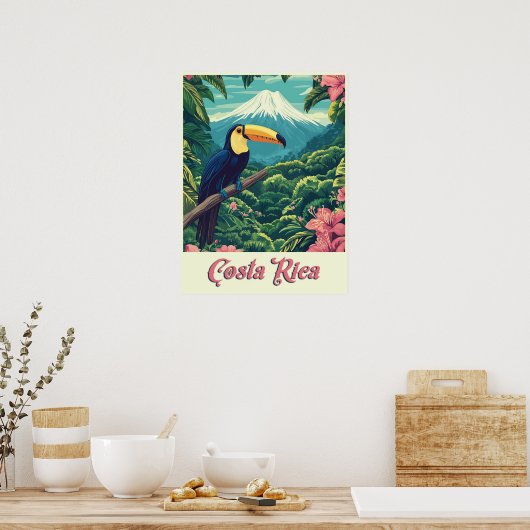 Costa Rica Paradise Poster (Keuken)