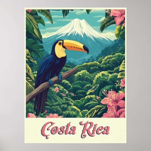 Costa Rica Paradise Poster (Voorkant)