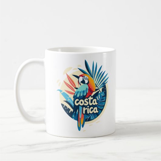 Costa Rica Parrot Coffee Mok (Links)