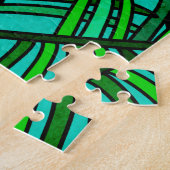 Costa Rica Parrot Jigzaag Puzzle Legpuzzel (Zijkant)