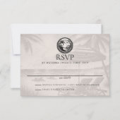 Costa Rica Paspoort bruiloft RSVP Kaartje (Voorkant)