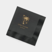 Costa Rica-paspoort Folie Servetten (Links)