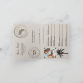 Costa Rica Paspoort Trouw Uitnodiging (Binnen)