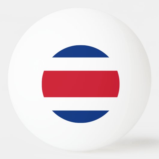 Costa Rica Pingpongbal (Voorkant)