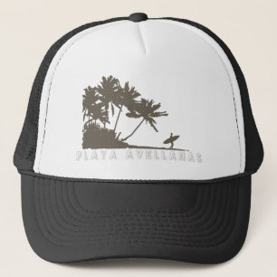 Costa Rica Playa Avellanas Surfer Trucker Hat Pet