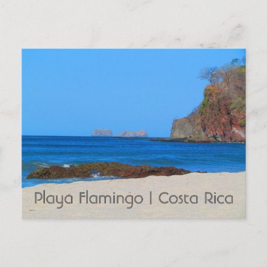 Costa Rica Playa Flamingo Briefkaart (Voorkant)