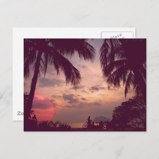 Costa Rica Playa Flamingo Paradise Vond Briefkaart (Voorkant / Achterkant)