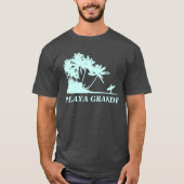Costa Rica Playa Grande Surfing Souvenir T-shirt (Voorkant)