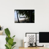 Costa Rica Playa Samara Poster (Thuiskantoor)