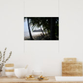 Costa Rica Playa Samara Poster (Keuken)
