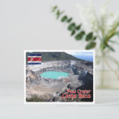 Costa Rica - Poas Volcan - Briefkaart (Staand voorkant)