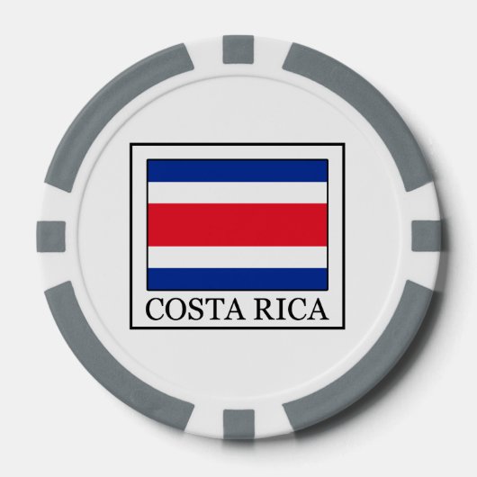 Costa Rica Pokerchips (Voorkant)